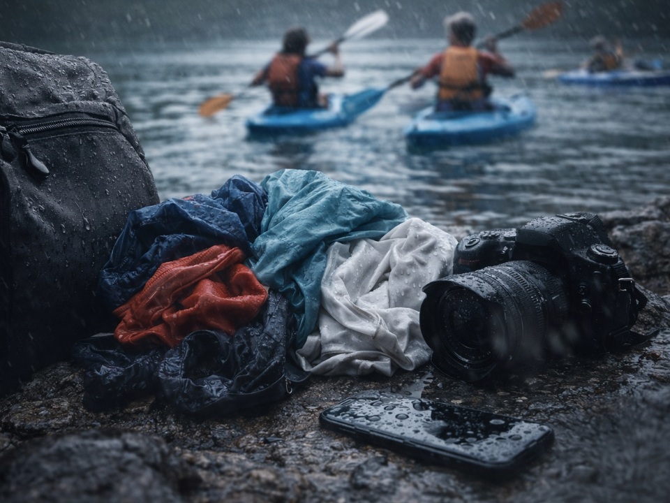 Wet gear ruined by water